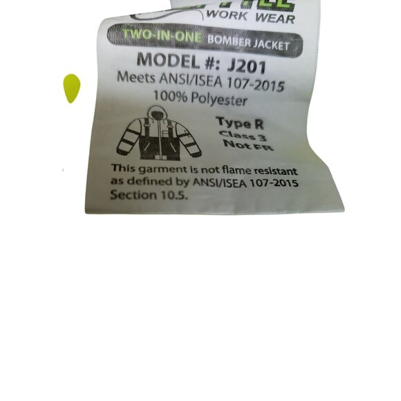 Reptyle Workwear Reflective Jacket & PIP Overalls Set Mens 2X Yellow A - Picture 13 of 16